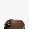 Kožená crossbody kabelka s reliéfním logem Hudson Kožená crossbody kabelka s reliéfním logem Hudson