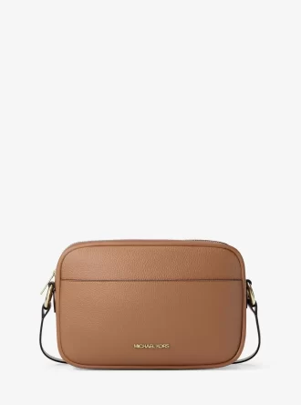 Kožená crossbody taška Jet Set Pebbled