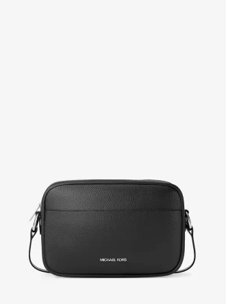 Kožená crossbody taška Jet Set Pebbled