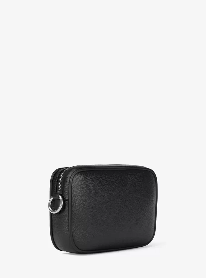 Kožená crossbody taška Jet Set Pebbled