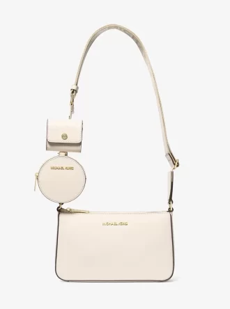 Kožená crossbody taška Jet Set Saffiano s pouzdrem pro Apple Airpods Pro