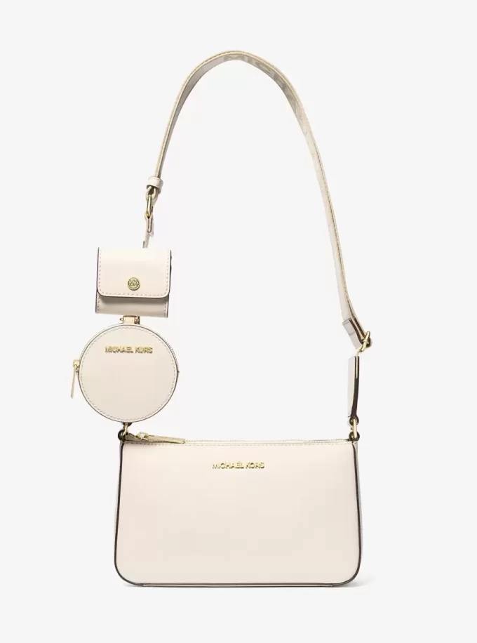 Kožená crossbody taška Jet Set Saffiano s pouzdrem pro Apple Airpods Pro Kožená crossbody taška Jet Set Saffiano s pouzdrem pro Apple Airpods Pro