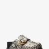 Kožené dřeváky s reliéfním hadem Jaden