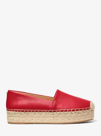 Kožené espadrilky na platformě Lynn