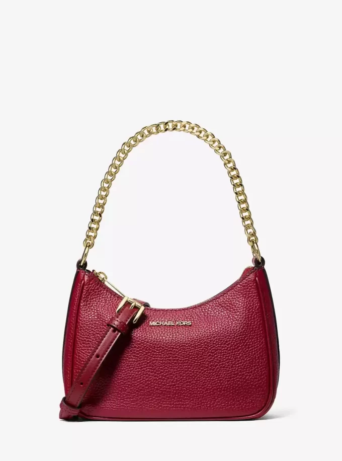 Kožená kabelka Jet Set Travel Pebbled Crossbody Kožená kabelka Jet Set Travel Pebbled Crossbody