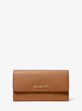 Kožená peněženka Jet Set Travel Crossgrain Trifold