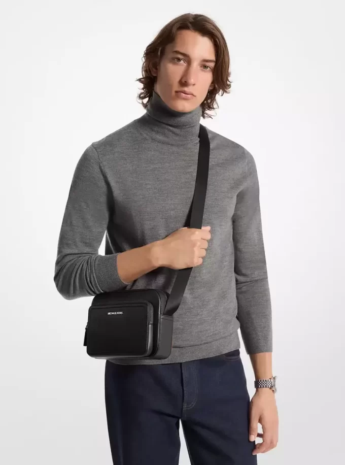 Kožená praktická crossbody taška Cooper Pebbled Kožená praktická crossbody taška Cooper Pebbled