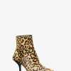 Kotníkové boty Selina s leopardím potiskem a telecí srstí Kotníkové boty Selina s leopardím potiskem a telecí srstí