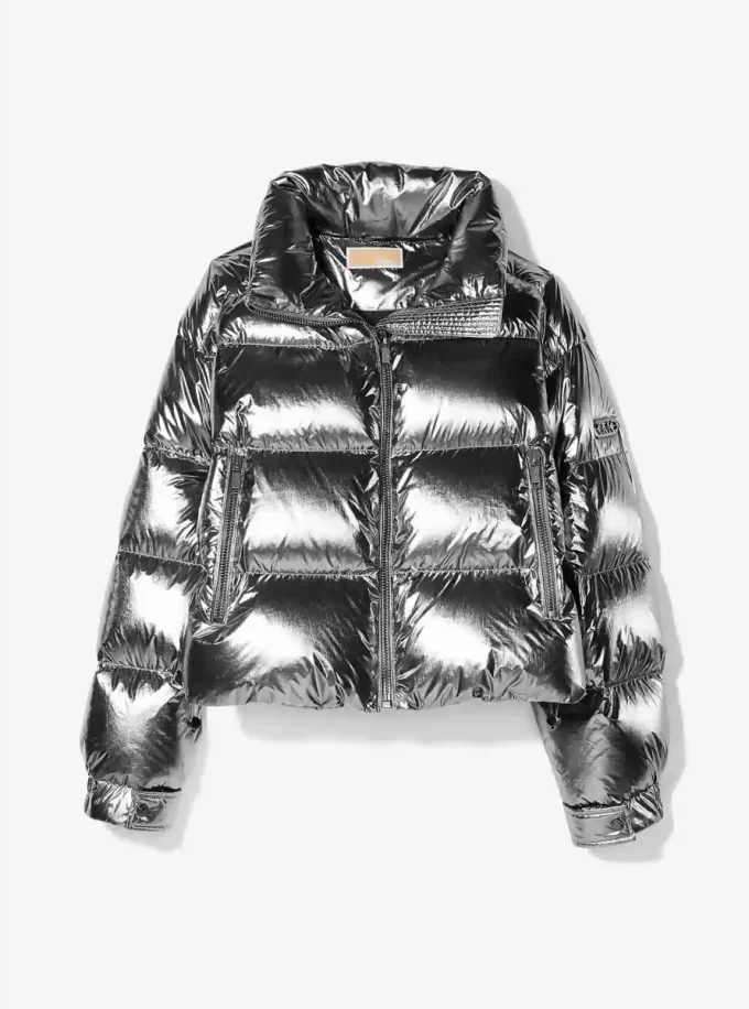 Kovová nylonová bunda Ciré Puffer Kovová nylonová bunda Ciré Puffer