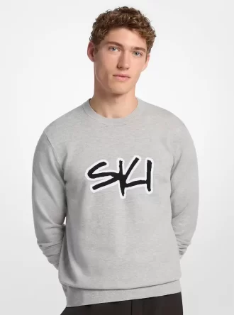 Lyžařský intarzní svetr