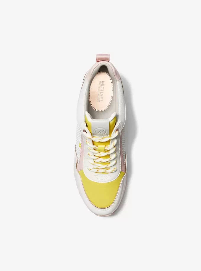Maddy Color-Block Mixed Media Trainer Maddy Color-Block Mixed Media Trainer