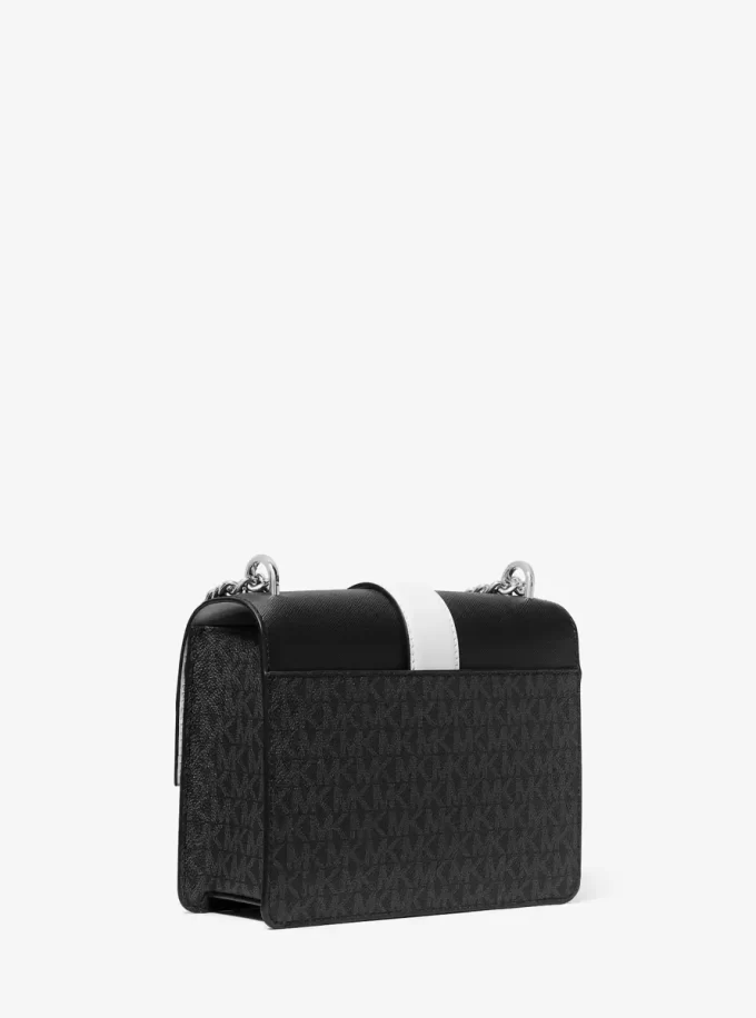 Malá crossbody kabelka Greenwich s barevnými bloky a podpisovým logem Malá crossbody kabelka Greenwich s barevnými bloky a podpisovým logem