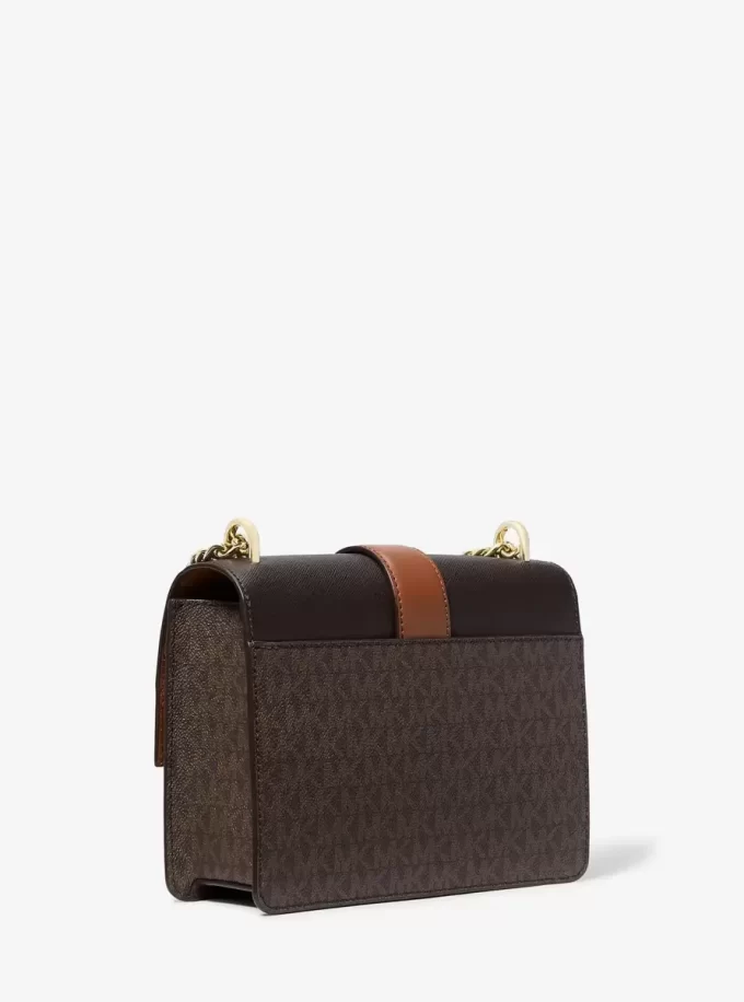 Malá crossbody kabelka Greenwich s barevnými bloky a podpisovým logem Malá crossbody kabelka Greenwich s barevnými bloky a podpisovým logem
