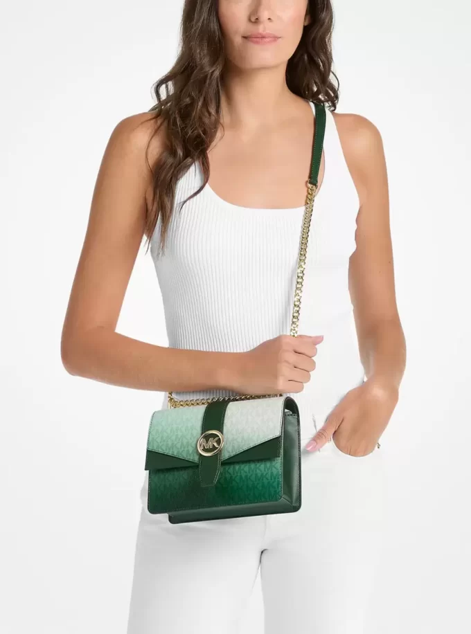 Malá crossbody kabelka Greenwich s ombré podpisovým logem Malá crossbody kabelka Greenwich s ombré podpisovým logem