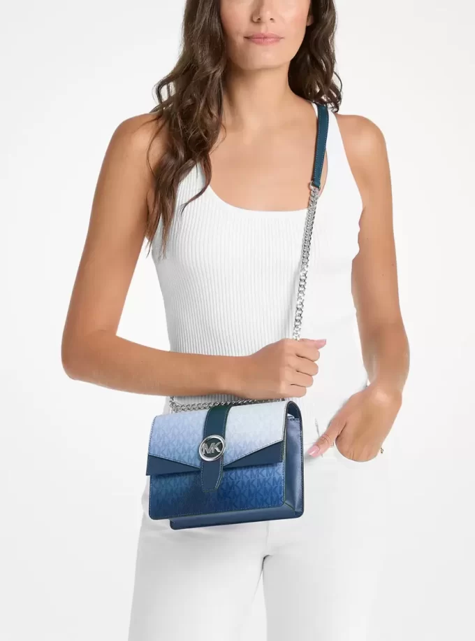 Malá crossbody kabelka Greenwich s ombré podpisovým logem Malá crossbody kabelka Greenwich s ombré podpisovým logem