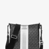 Malá crossbody kabelka Jet Set Signature Logo Stripe