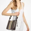 Malá crossbody kabelka Jet Set Signature Logo Stripe