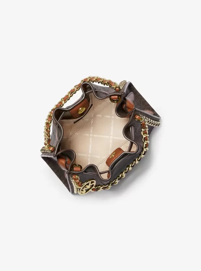 Malá crossbody kabelka Mina s logem a řetízkem