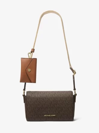 Malá crossbody kabelka s logem Vincent Signature a pouzdrem na karty
