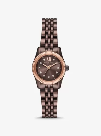 Malé hodinky Lexington Pavé Espresso-Tone