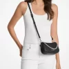 Malá kožená crossbody kabelka Carmela Pebbled