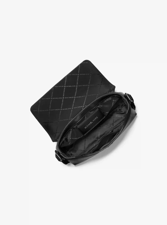 Malá kožená crossbody kabelka Cyrus Pebbled Malá kožená crossbody kabelka Cyrus Pebbled