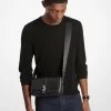 Malá kožená crossbody kabelka Cyrus Pebbled Malá kožená crossbody kabelka Cyrus Pebbled