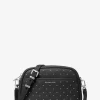 Malá kožená crossbody kabelka Jet Set s cvočky a kamínky Malá kožená crossbody kabelka Jet Set s cvočky a kamínky