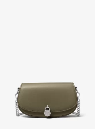 Malá kožená crossbody kabelka Mila