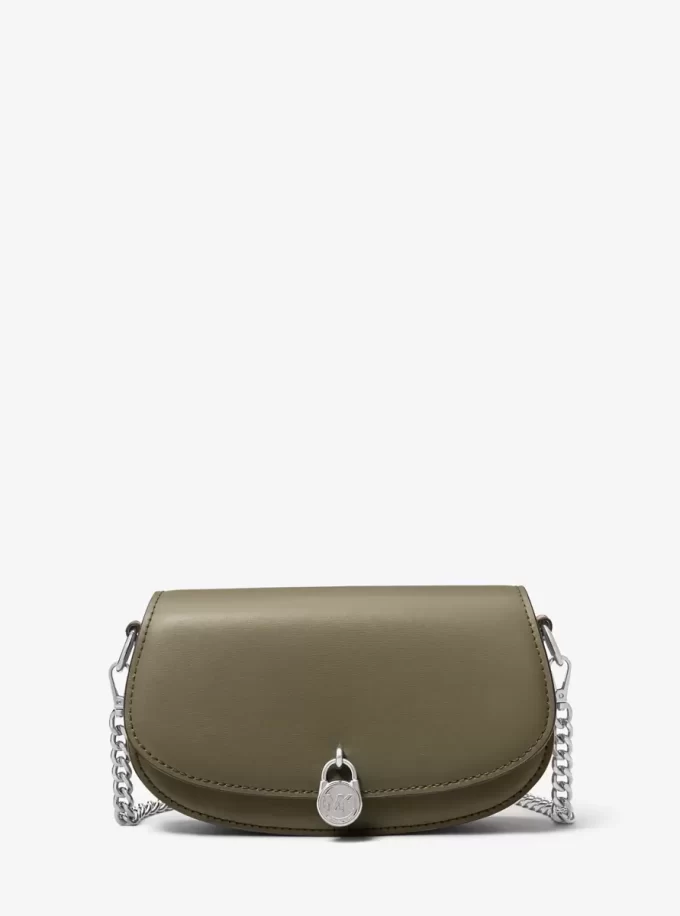 Malá kožená crossbody kabelka Mila