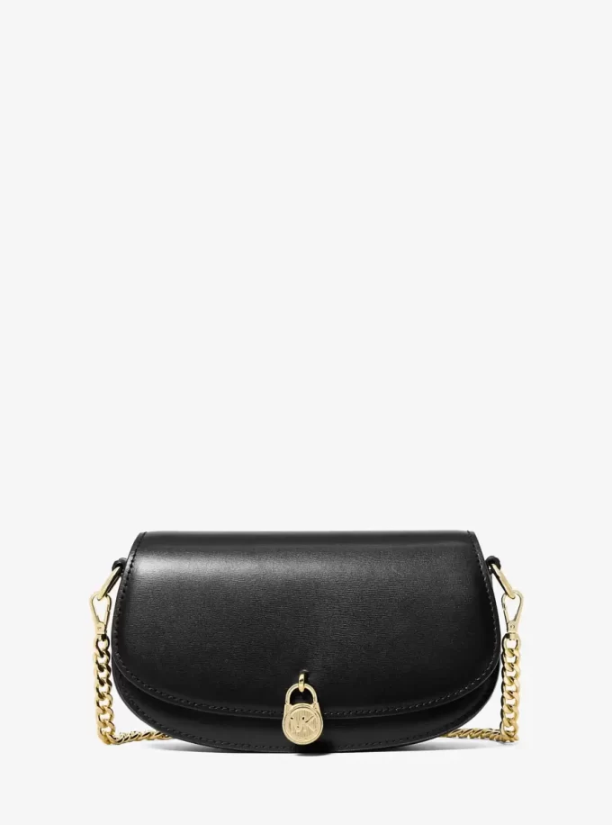 Malá kožená crossbody kabelka Mila