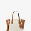 Malá kožená crossbody kabelka Taryn s logem a logem Signature Malá kožená crossbody kabelka Taryn s logem a logem Signature