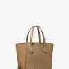 Malá kožená crossbody kabelka Taryn s logem a logem Signature Malá kožená crossbody kabelka Taryn s logem a logem Signature