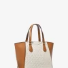 Malá kožená crossbody kabelka Taryn s logem a logem Signature Malá kožená crossbody kabelka Taryn s logem a logem Signature