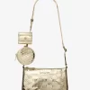Malá kovová crossbody taška s vyraženým logem Jet Set s pouzdrem pro Apple Airpods Pro® Malá kovová crossbody taška s vyraženým logem Jet Set s pouzdrem pro Apple Airpods Pro®