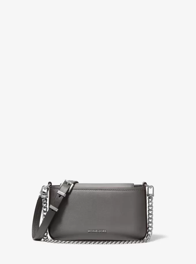 Malá leštěná kožená crossbody kabelka Bryant Malá leštěná kožená crossbody kabelka Bryant