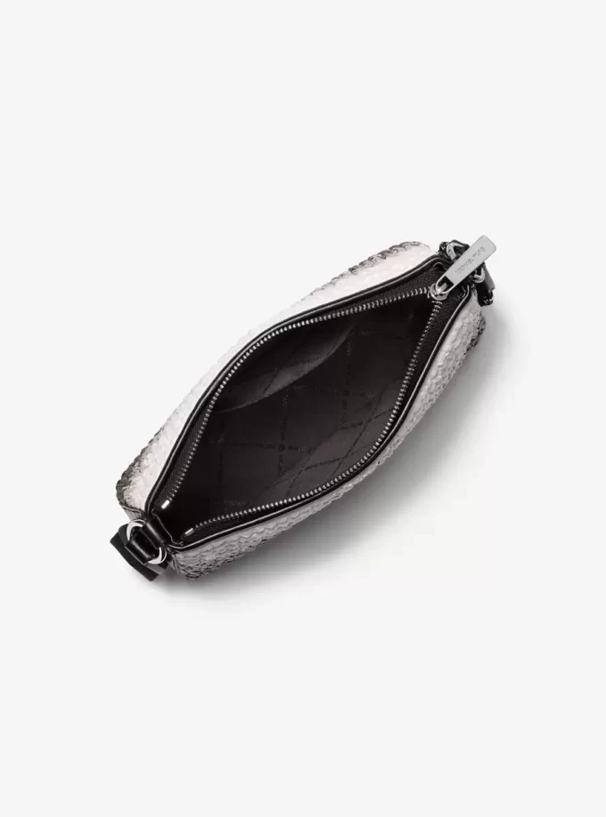 Malá ombré slámová crossbody kabelka Jet Set s pouzdrem pro Apple Airpods Pro® Malá ombré slámová crossbody kabelka Jet Set s pouzdrem pro Apple Airpods Pro®