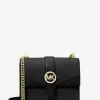 Malá safínová kožená crossbody kabelka Greenwich Malá safínová kožená crossbody kabelka Greenwich
