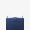 Malá safínová kožená crossbody kabelka Greenwich Malá safínová kožená crossbody kabelka Greenwich