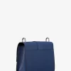 Malá safínová kožená crossbody kabelka Greenwich Malá safínová kožená crossbody kabelka Greenwich