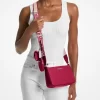 Malá safínová kožená crossbody taška Jet Set s pouzdrem pro Apple Airpods Pro® Malá safínová kožená crossbody taška Jet Set s pouzdrem pro Apple Airpods Pro®