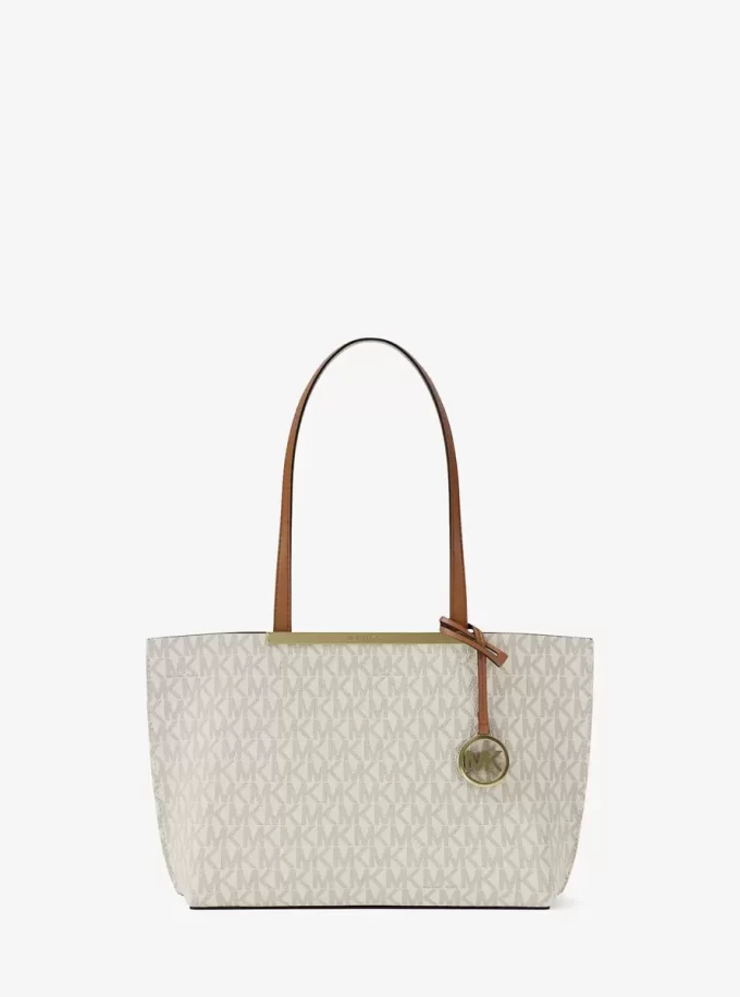 Malá taška Evelyn Signature Logo Tote Malá taška Evelyn Signature Logo Tote
