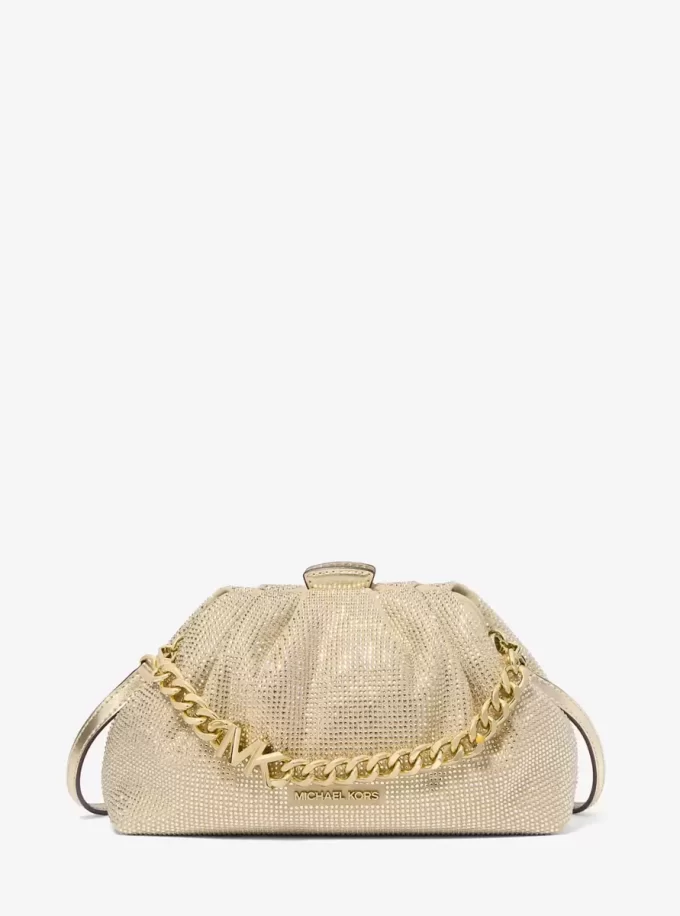 Malá zdobená metalická crossbody kabelka Nola Malá zdobená metalická crossbody kabelka Nola