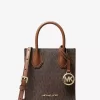 Mercer extra malá crossbody kabelka s logem a koženým potiskem
