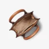 Mercer extra malá crossbody kabelka s logem a koženým potiskem