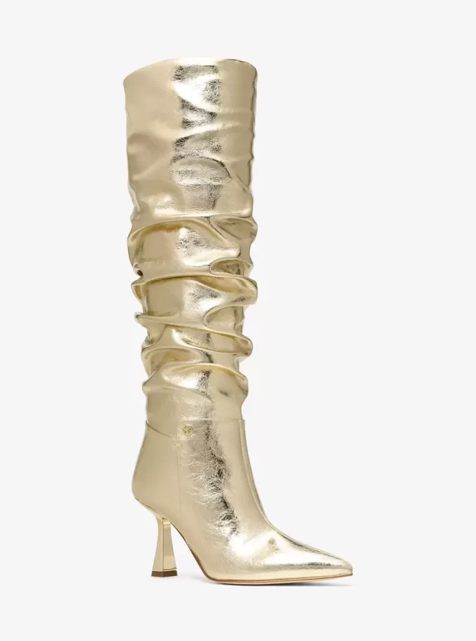 Metalické boty Amali Crackled Metalické boty Amali Crackled