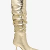 Metalické boty Amali Crackled Metalické boty Amali Crackled