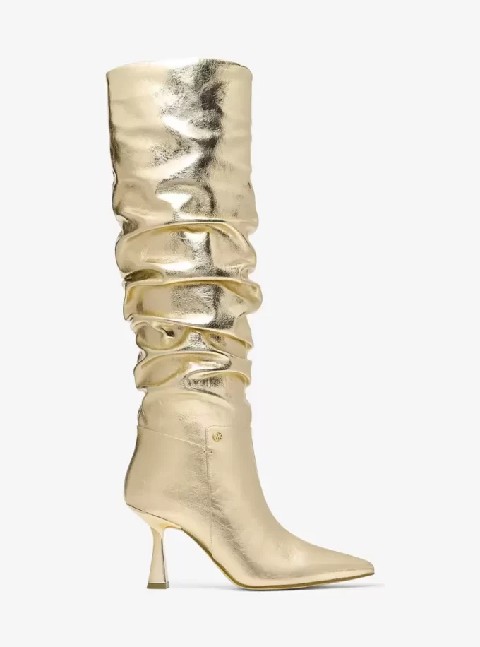 Metalické boty Amali Crackled Metalické boty Amali Crackled