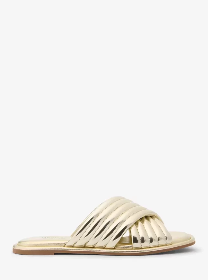 Metalické nazouvací sandály Portia Metalické nazouvací sandály Portia