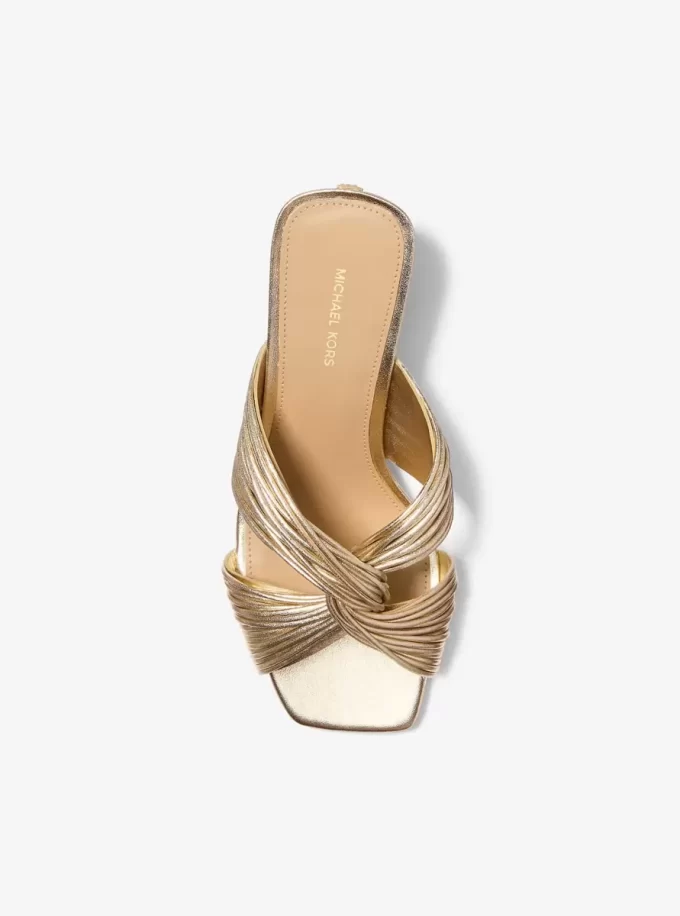 Metalické sandály Alessia Mule Metalické sandály Alessia Mule